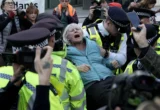 Demo Larangan Palestine Action di London, Polisi Mulai Menangkap