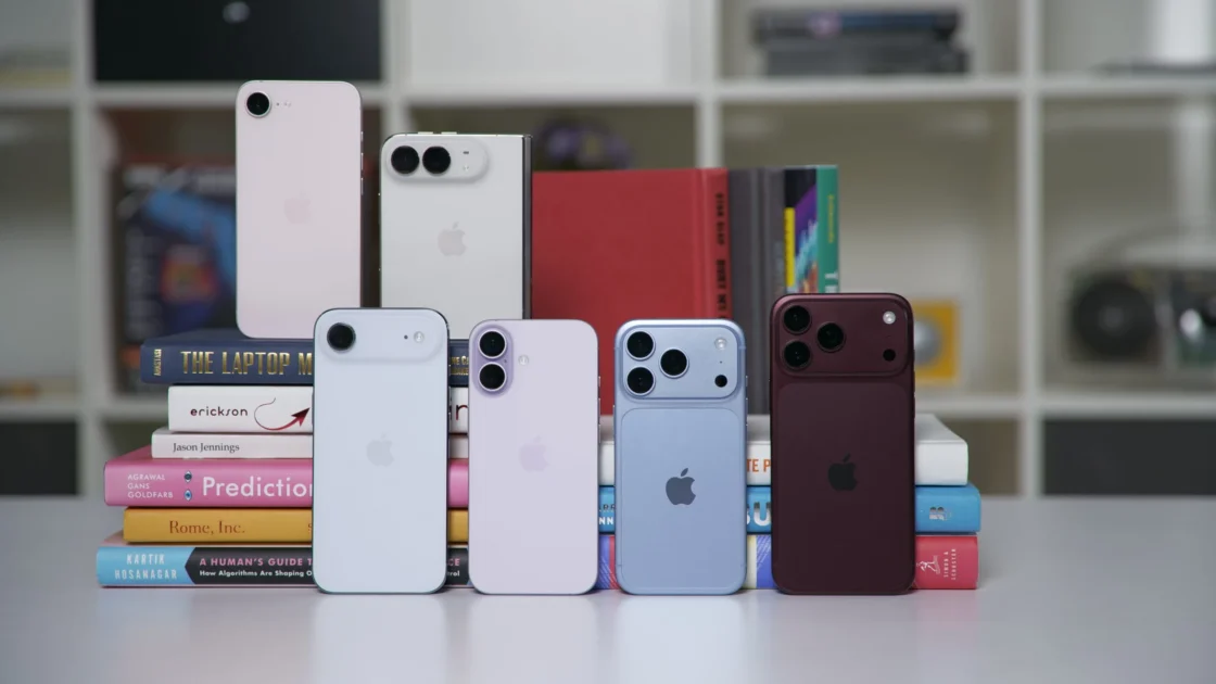 Ukuran iPhone Duo Dibandingkan dengan Model iPhone Lainnya