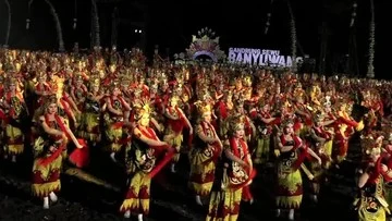 Siswi Sekolah Rakyat Tampil di Gandrung Sewu 2026