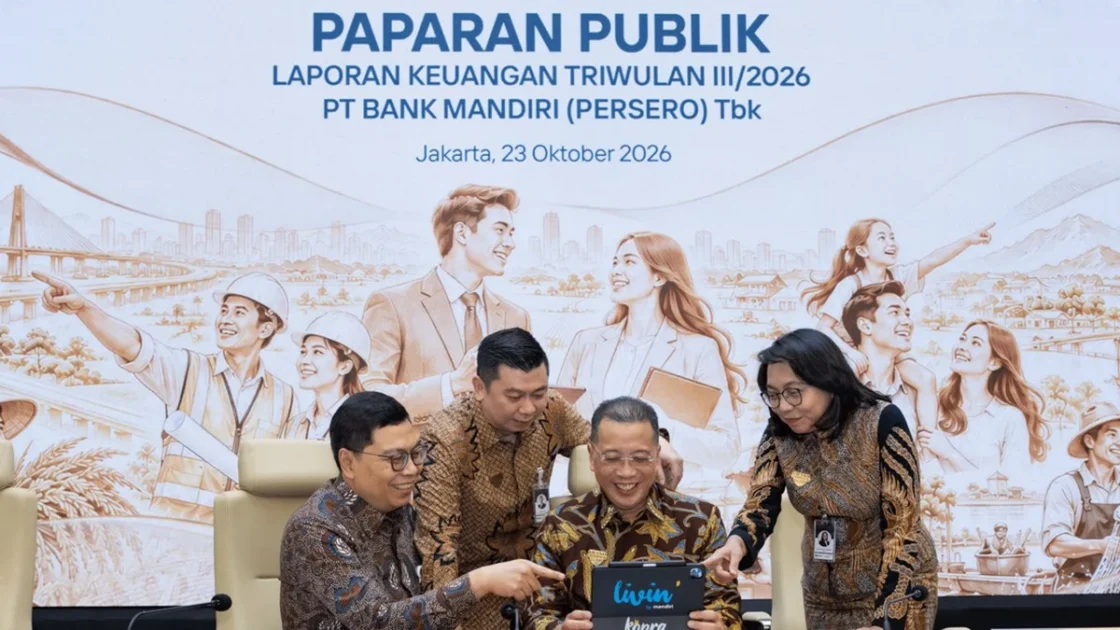 BMRI Catat Laba Rp 45,5 T di Kuartal III 2026