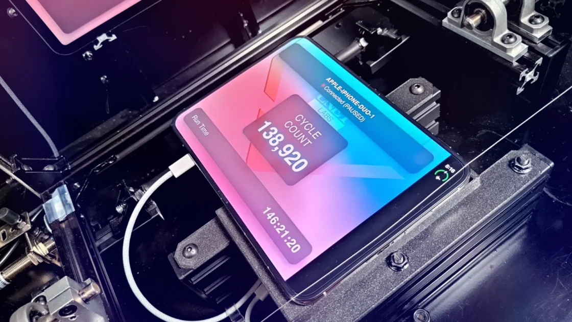Bentuk Lipatan iPhone Duo Usai Diuji 139 Ribu Kali Lipat