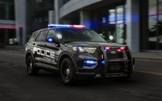 Kepolisian Michigan Uji Mobil Patroli Tercepat di Lintasan Balap