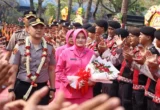 Polres Kepulauan Seribu Sambut Kapolres Baru AKBP Wikha