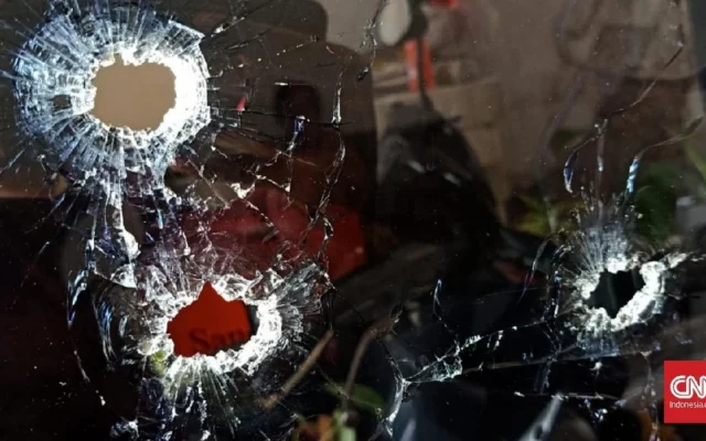 Polisi Selidiki Dugaan Peluru Nyasar di Showroom Jaktim