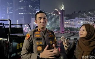 Wakapolda Metro Apresiasi Demo Tertib Mahasiswa di Bundaran HI
